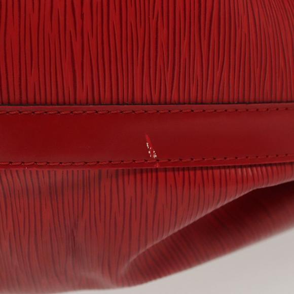 LOUIS VUITTON Epi Noe Shoulder Bag Red M44007 LV Auth 136463 - Picture 4 of 16